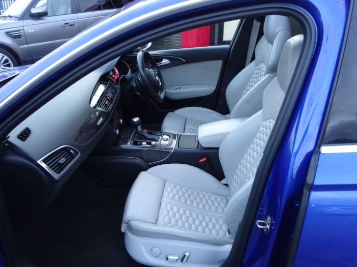 Audi RS6 4.0T FSI Quattro Tip Auto SEPANG BLUE PEARL EFFECT WITH AUDI WARRANTY AND HUGH SPEC Estate Petrol Blue