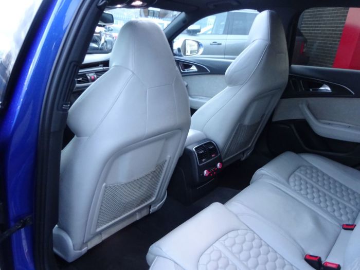 Audi RS6 4.0T FSI Quattro Tip Auto SEPANG BLUE PEARL EFFECT WITH AUDI WARRANTY AND HUGH SPEC Estate Petrol Blue