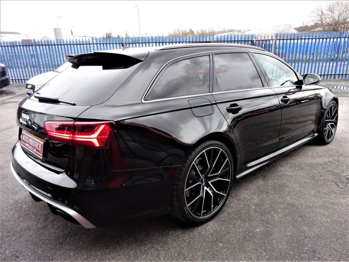Audi RS6 4.0T FSI Quattro Performance 5dr Tip Auto HUGH SPEC AUDI WARRANTY DYNAMIC PACK 66 REG Estate Petrol Black