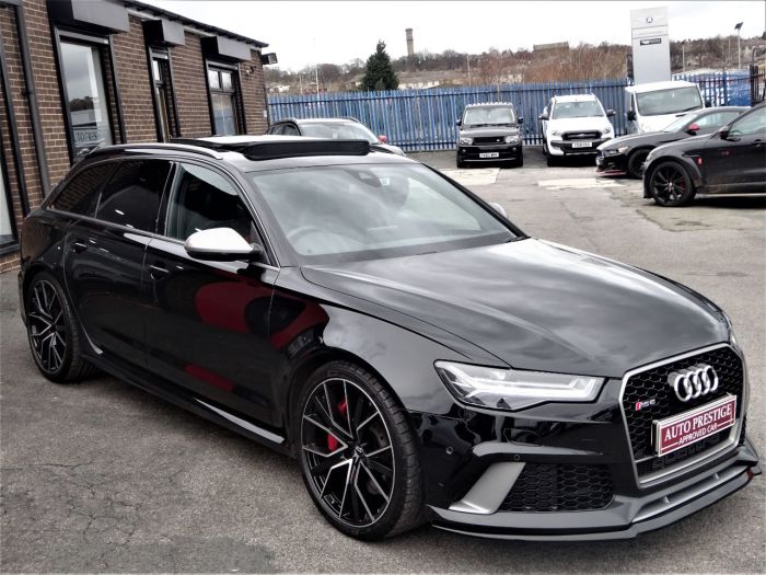 Audi RS6 4.0T FSI Quattro Performance 5dr Tip Auto HUGH SPEC AUDI WARRANTY DYNAMIC PACK 66 REG Estate Petrol Black