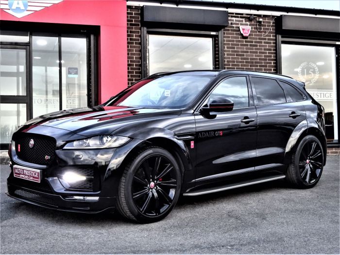 Jaguar F-pace 3.0d V6 S AWD 300 PS AP-GTS WIDEBODY ASV PAN ROOF MASSIVE SPECIFICATION BLACK DIAMOND PACK Estate Diesel Black
