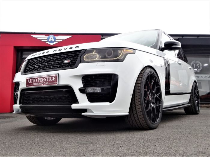 Land Rover Range Rover 4.4 SDV8 Vogue 4dr Auto SVO DIAMONDD BLACK EDITION LOW MILEAGE 339 BHP LR WARRANTY WHITE 67 REG Estate Diesel Furi White