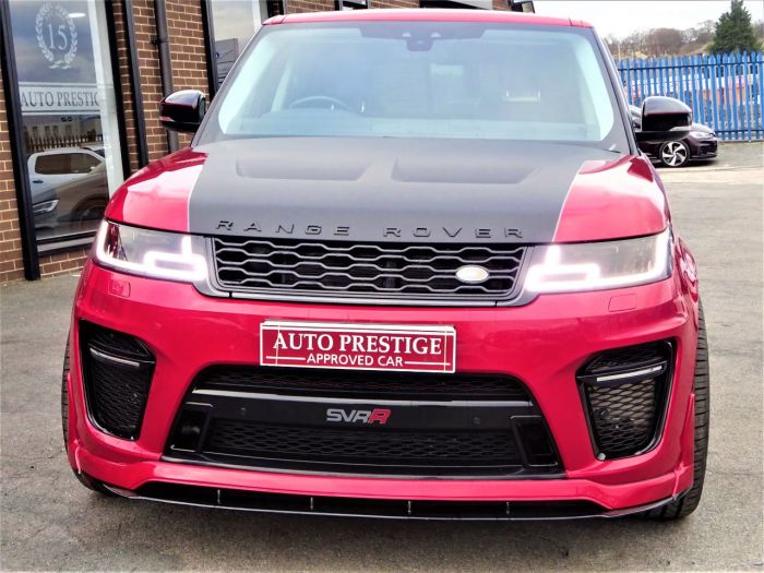 Land Rover Range Rover Sport 3.0 SDV6 HSE SVR STYLING PACK BLACK DIAMOND EDITION LATEST SHAPE LR WARRANTY PAN ROOF DVD TV Estate Diesel Red