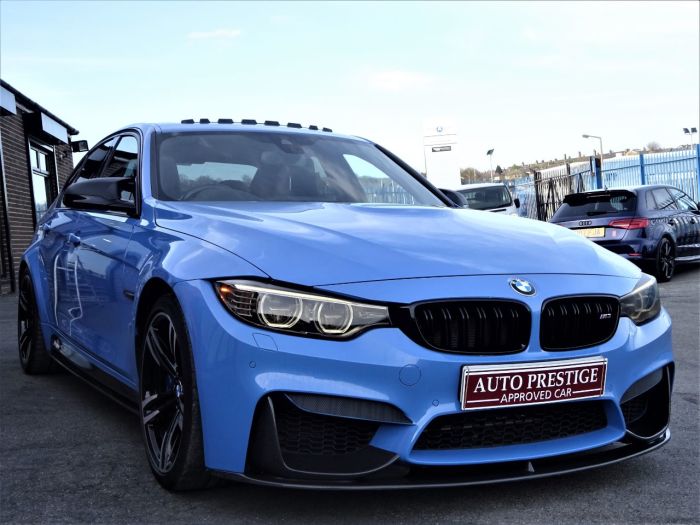 BMW M3 3.0 M3 4dr DCT HUGH SPEC HEADS UP DISPLAY SUNROOF REVERSE CAMERA Saloon Petrol Blue
