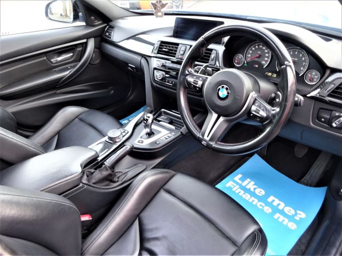 BMW M3 3.0 M3 4dr DCT HUGH SPEC HEADS UP DISPLAY SUNROOF REVERSE CAMERA Saloon Petrol Blue