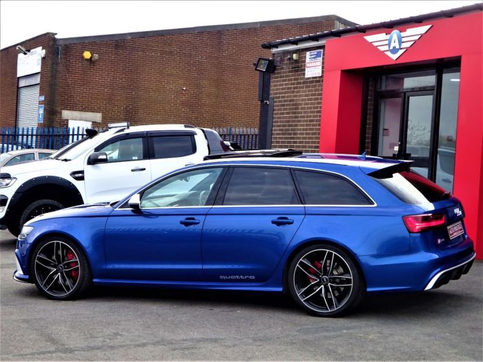 Audi RS6 4.0T FSI Quattro Tip Auto SEPANG BLUE PEARL EFFECT WITH AUDI WARRANTY AND HUGH SPEC Estate Petrol Blue