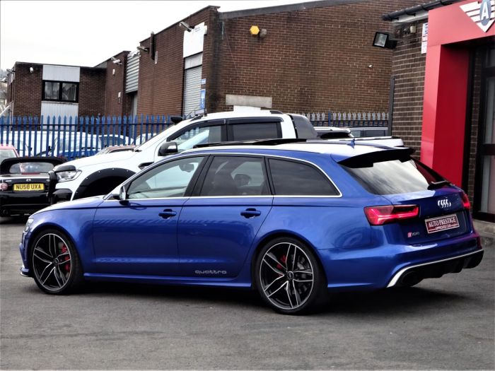 Audi RS6 4.0T FSI Quattro Tip Auto SEPANG BLUE PEARL EFFECT WITH AUDI WARRANTY AND HUGH SPEC Estate Petrol Blue