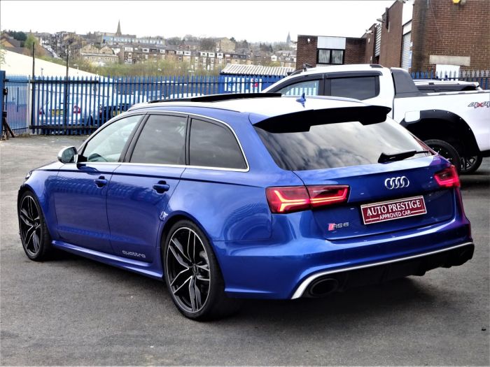 Audi RS6 4.0T FSI Quattro Tip Auto SEPANG BLUE PEARL EFFECT WITH AUDI WARRANTY AND HUGH SPEC Estate Petrol Blue
