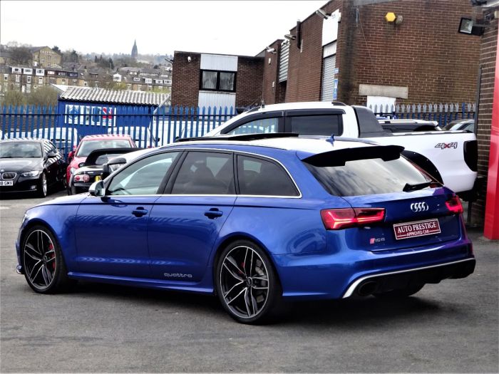 Audi RS6 4.0T FSI Quattro Tip Auto SEPANG BLUE PEARL EFFECT WITH AUDI WARRANTY AND HUGH SPEC Estate Petrol Blue