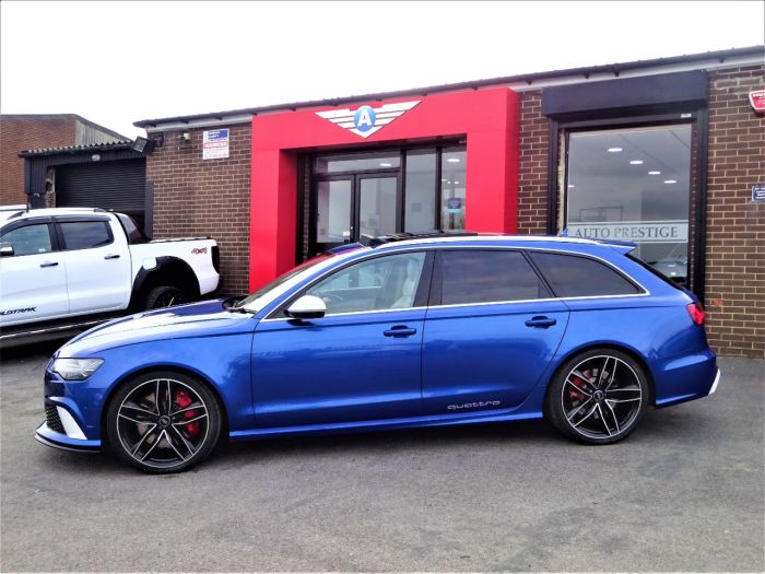 Audi RS6 4.0T FSI Quattro Tip Auto SEPANG BLUE PEARL EFFECT WITH AUDI WARRANTY AND HUGH SPEC Estate Petrol Blue