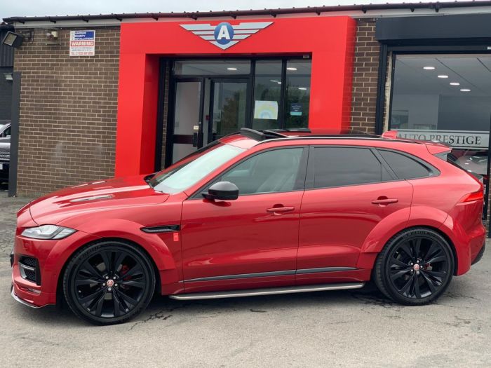 Jaguar F-pace 3.0d V6 S 5dr Auto AWD GTS WIDEBODY HUGH SPEC Four Wheel Drive Diesel Red