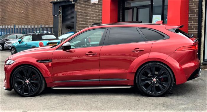Jaguar F-pace 3.0d V6 S 5dr Auto AWD GTS WIDEBODY HUGH SPEC Four Wheel Drive Diesel Red