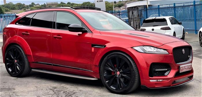 Jaguar F-pace 3.0d V6 S 5dr Auto AWD GTS WIDEBODY HUGH SPEC Four Wheel Drive Diesel Red