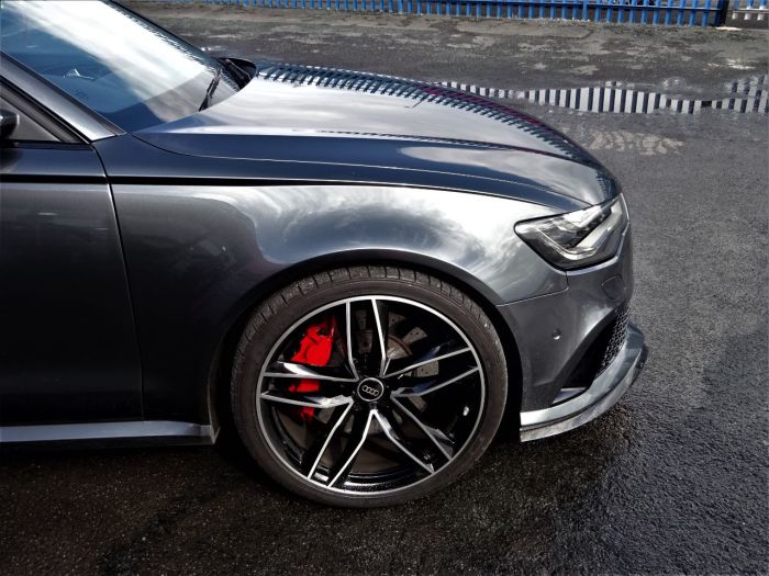 Audi RS6 4.0T FSI V8 Bi-Turbo RS6 Quattro 5dr Tip Auto HUGH SPEC PAN ROOF CAMERAS SPORTS EXHAUSTS BLACK PACK Estate Petrol Grey