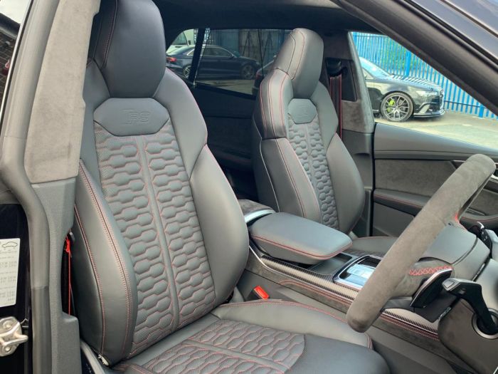 Audi Rs Q8 4.0 RS Q8 TFSI Quattro Vorsprung 5dr Tiptronic RED STITCHED LEATHER AS NEW... Estate Petrol Black
