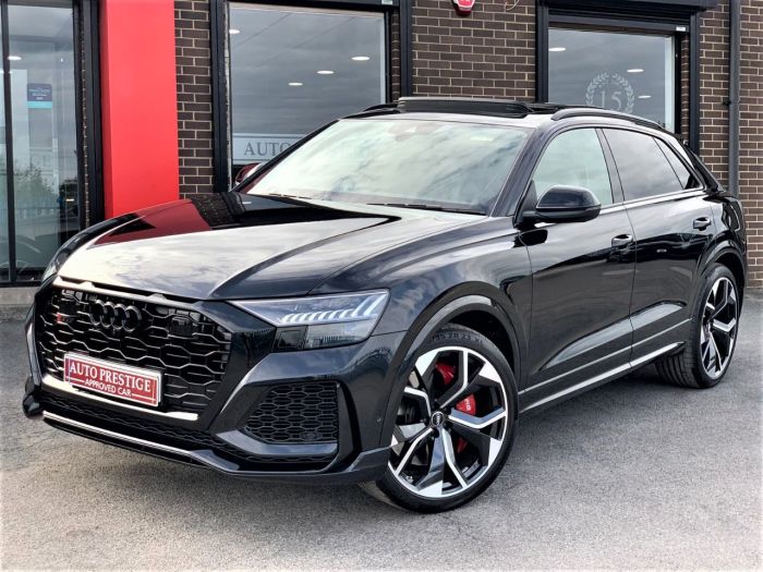 Audi Rs Q8 4.0 RS Q8 TFSI Quattro Vorsprung 5dr Tiptronic RED STITCHED LEATHER AS NEW... Estate Petrol Black