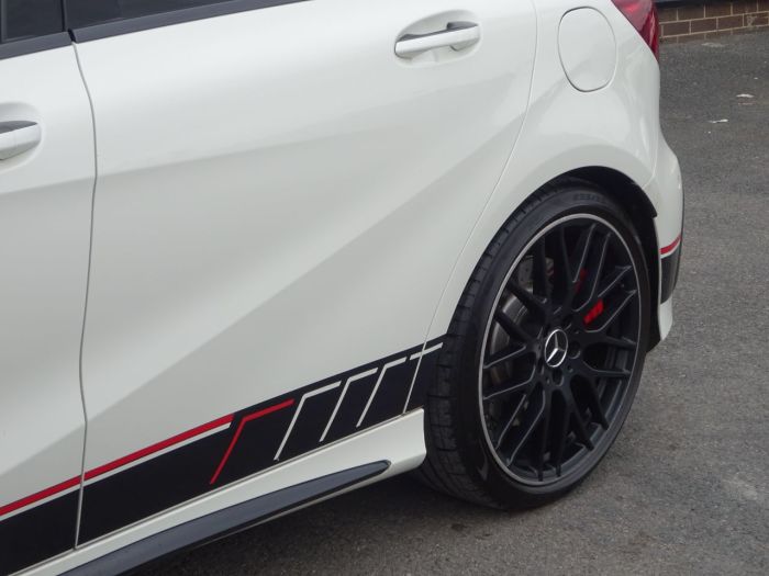 Mercedes-Benz A Class 2.0 A45 AMG 4MATIC AUTO HUGE SPECIFICATION 67 REG WHITE PAN ROOF NIGHT PACK Hatchback Petrol White
