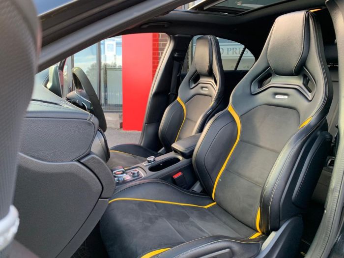 Mercedes-Benz A Class 2.0 A45 4Matic Yellow Night Edition 5dr Auto RARE LIMITED EDITION Hatchback Petrol Black