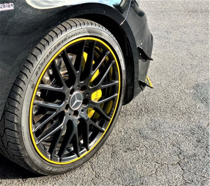 Mercedes-Benz A Class 2.0 A45 4Matic Yellow Night Edition 5dr Auto RARE LIMITED EDITION Hatchback Petrol Black