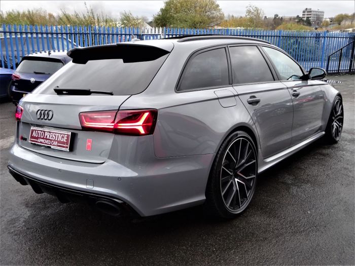 Audi RS6 4.0T FSI Performance 5dr Tip Auto NARDO GREY RARE 68 REG PAN ROOF BANG OLUFSEN FASH WARRANTY VATQ Estate Petrol Grey