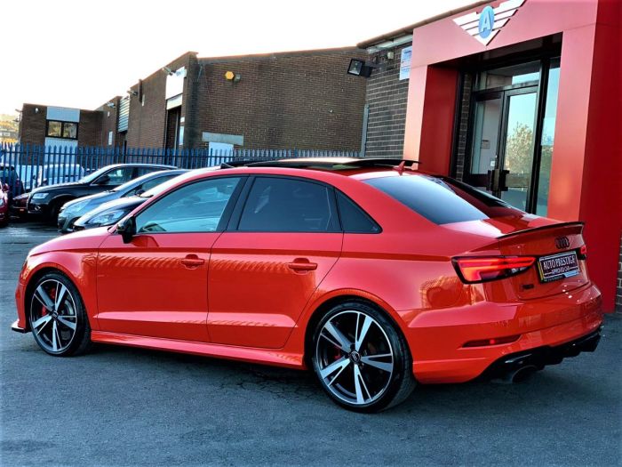 Audi RS3 2.5 TFSI RS 3 Quattro 4dr S Tronic HIGH SPEC BEST COLOUR COMBINATION Saloon Petrol Red