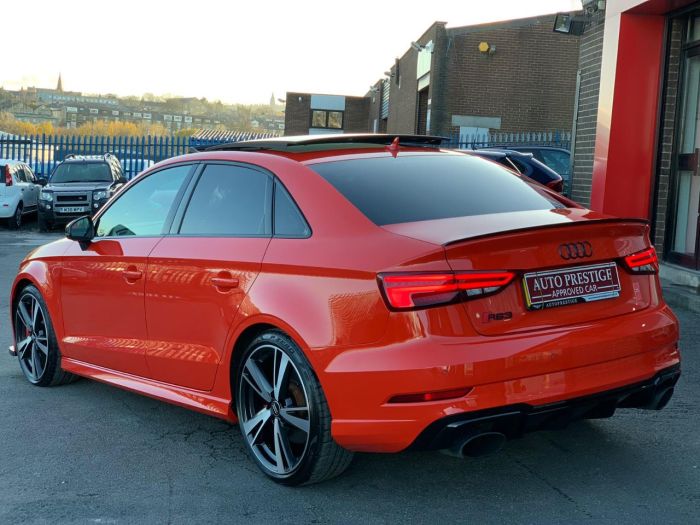 Audi RS3 2.5 TFSI RS 3 Quattro 4dr S Tronic HIGH SPEC BEST COLOUR COMBINATION Saloon Petrol Red