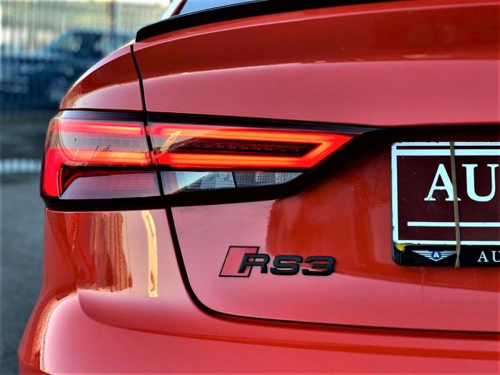 Audi RS3 2.5 TFSI RS 3 Quattro 4dr S Tronic HIGH SPEC BEST COLOUR COMBINATION Saloon Petrol Red