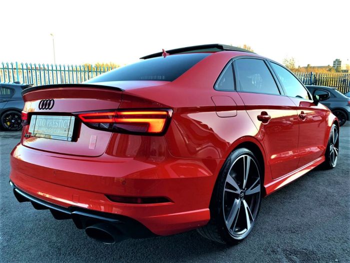 Audi RS3 2.5 TFSI RS 3 Quattro 4dr S Tronic HIGH SPEC BEST COLOUR COMBINATION Saloon Petrol Red