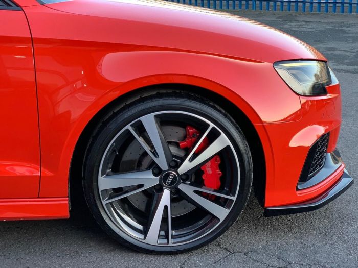 Audi RS3 2.5 TFSI RS 3 Quattro 4dr S Tronic HIGH SPEC BEST COLOUR COMBINATION Saloon Petrol Red
