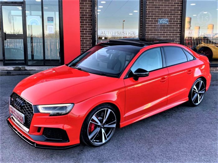 Audi RS3 2.5 TFSI RS 3 Quattro 4dr S Tronic HIGH SPEC BEST COLOUR COMBINATION Saloon Petrol Red