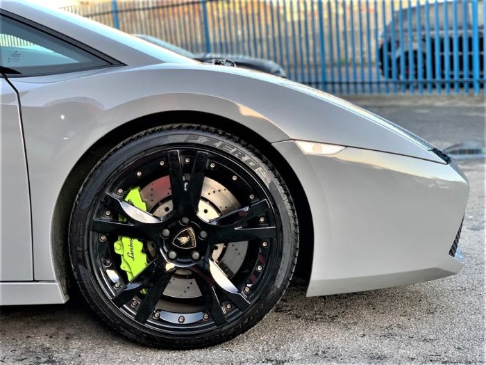 Lamborghini Gallardo 5.0 Coupe 2dr NARDO GREY WRAP BRANDING PACK CALLISTO ALLOYS MASSIVE HISTORY FILE Coupe Petrol White