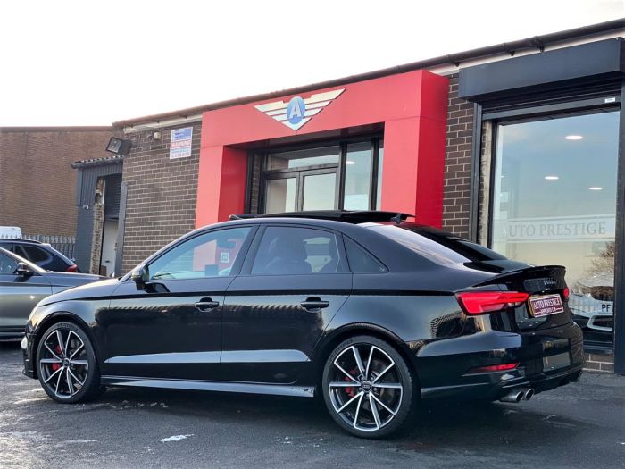 Audi A3 2.0 S3 TFSI Quattro Black Edition 4dr S Tronic HUGE SPECIFICATION 67 REG Saloon Petrol Black