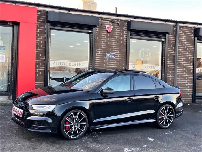 Audi A3 2.0 S3 TFSI Quattro Black Edition 4dr S Tronic HUGE SPECIFICATION 67 REG Saloon Petrol Black