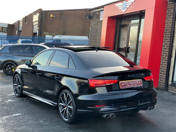 Audi A3 2.0 S3 TFSI Quattro Black Edition 4dr S Tronic HUGE SPECIFICATION 67 REG Saloon Petrol Black
