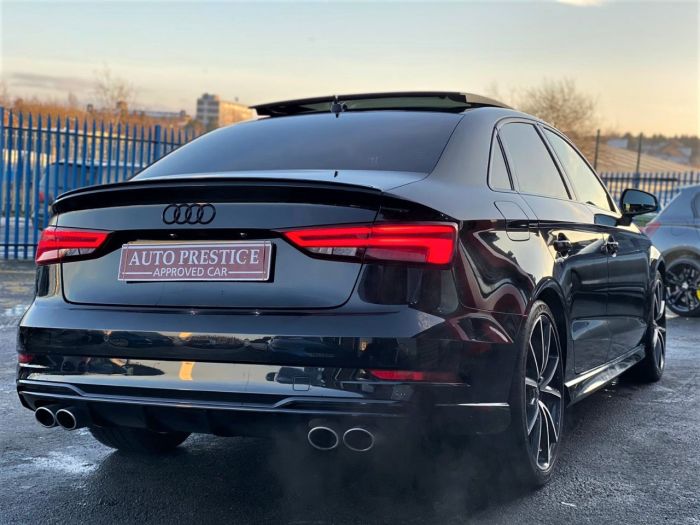 Audi A3 2.0 S3 TFSI Quattro Black Edition 4dr S Tronic HUGE SPECIFICATION 67 REG Saloon Petrol Black