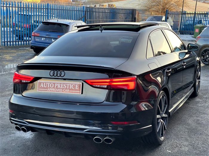 Audi A3 2.0 S3 TFSI Quattro Black Edition 4dr S Tronic HUGE SPECIFICATION 67 REG Saloon Petrol Black