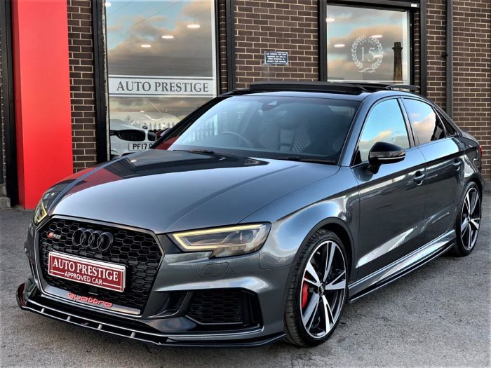 Audi RS3 2.5 Quattro 4dr S Tronic SALOON EVERY CONCEIVABLE EXTRA RARE CAR 67 REG Saloon Petrol Grey
