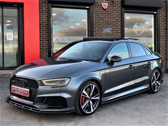 Audi RS3 2.5 Quattro 4dr S Tronic SALOON EVERY CONCEIVABLE EXTRA RARE CAR 67 REG Saloon Petrol Grey