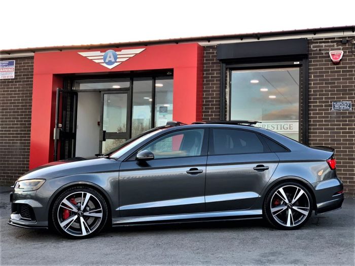 Audi RS3 2.5 Quattro 4dr S Tronic SALOON EVERY CONCEIVABLE EXTRA RARE CAR 67 REG Saloon Petrol Grey