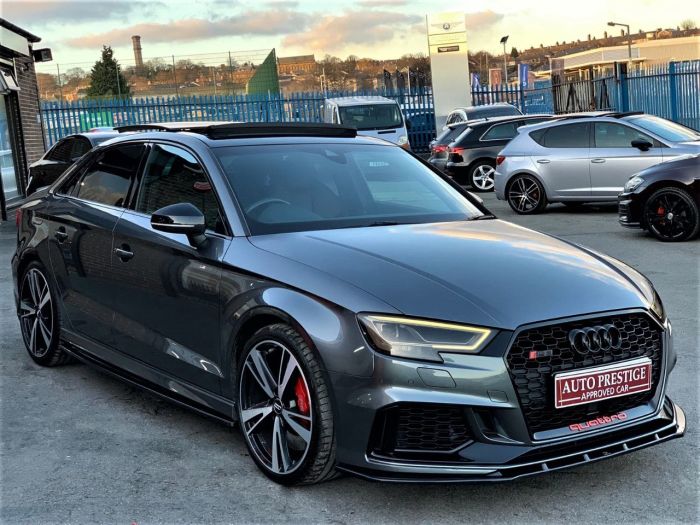 Audi RS3 2.5 Quattro 4dr S Tronic SALOON EVERY CONCEIVABLE EXTRA RARE CAR 67 REG Saloon Petrol Grey