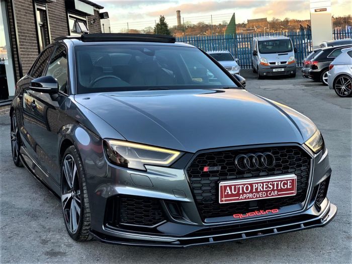 Audi RS3 2.5 Quattro 4dr S Tronic SALOON EVERY CONCEIVABLE EXTRA RARE CAR 67 REG Saloon Petrol Grey