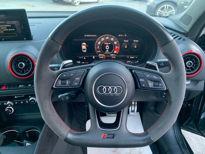 Audi RS3 2.5 Quattro 4dr S Tronic SALOON EVERY CONCEIVABLE EXTRA RARE CAR 67 REG Saloon Petrol Grey