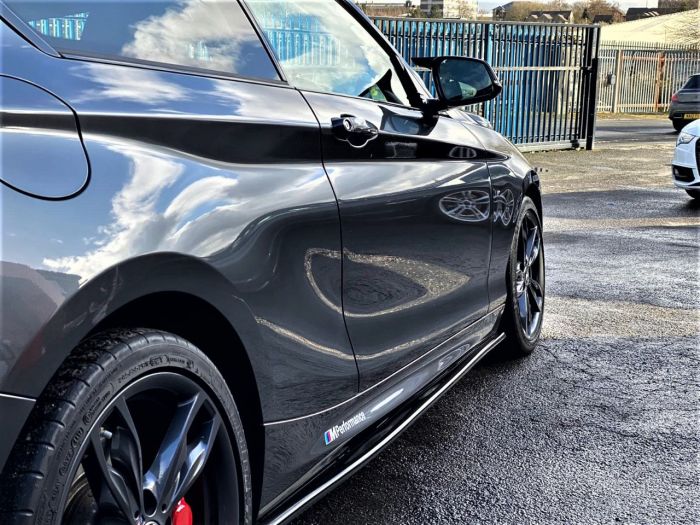 BMW 1 Series 3.0 M140i Shadow Edition 3dr Step Auto SUNROOF, PRONAV, MEMORY SEATS, 1 OWNER, FBMWSH Hatchback Petrol Grey
