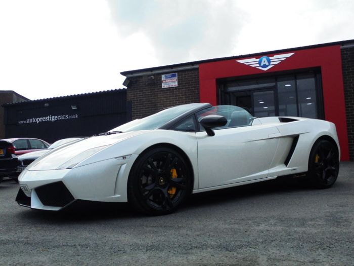 Lamborghini Gallardo 5.2 LP 560-4 SPIDER FACELIFT MODEL WITH PERFORMANTE SPECIFICATION Convertible Petrol Pearl White