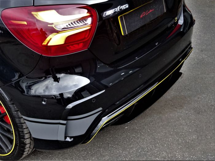 Mercedes-Benz AMG 2.0 A45 4Matic Premium 5dr Auto BLACK BRAND NEW DRY STORED VATQ YELLOW NIGHT EDITION SPEC 67 Hatchback Petrol Black