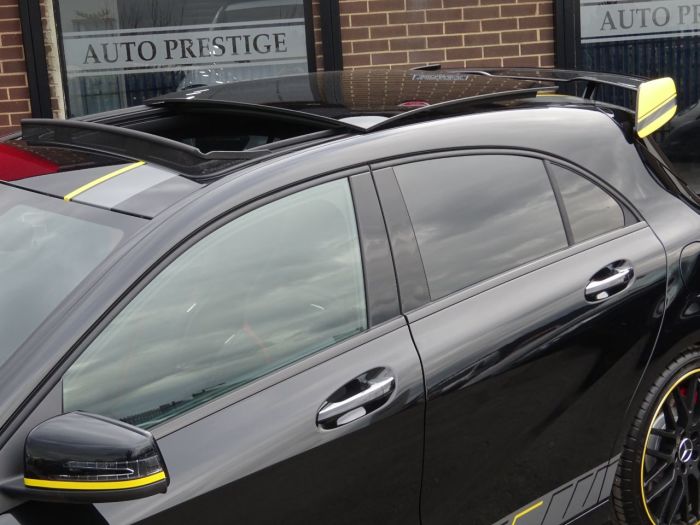 Mercedes-Benz AMG 2.0 A45 4Matic Premium 5dr Auto BLACK BRAND NEW DRY STORED VATQ YELLOW NIGHT EDITION SPEC 67 Hatchback Petrol Black