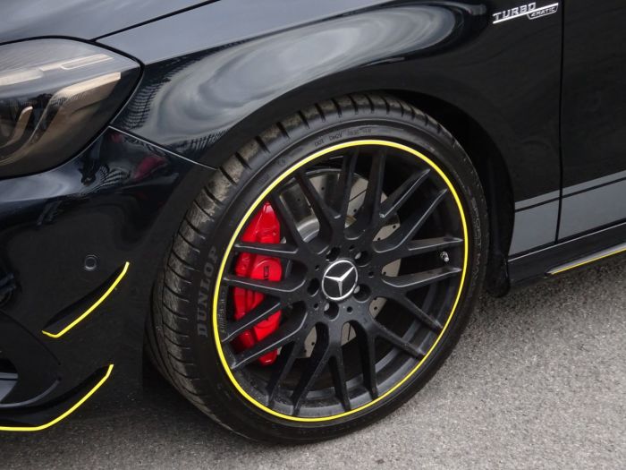 Mercedes-Benz AMG 2.0 A45 4Matic Premium 5dr Auto BLACK BRAND NEW DRY STORED VATQ YELLOW NIGHT EDITION SPEC 67 Hatchback Petrol Black