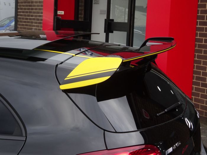 Mercedes-Benz AMG 2.0 A45 4Matic Premium 5dr Auto BLACK BRAND NEW DRY STORED VATQ YELLOW NIGHT EDITION SPEC 67 Hatchback Petrol Black