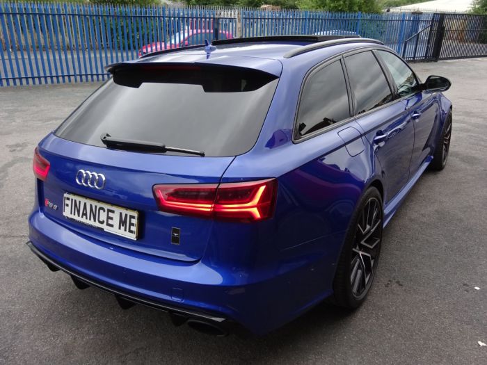 Audi RS6 4.0T FSI Quattro RS 6 Performance 5dr Tip Auto MASSIVE SPEC MANY EXTRAS 1 OWNER Estate Petrol Blue