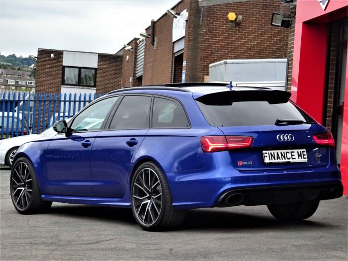 Audi RS6 4.0T FSI Quattro RS 6 Performance 5dr Tip Auto MASSIVE SPEC MANY EXTRAS 1 OWNER Estate Petrol Blue